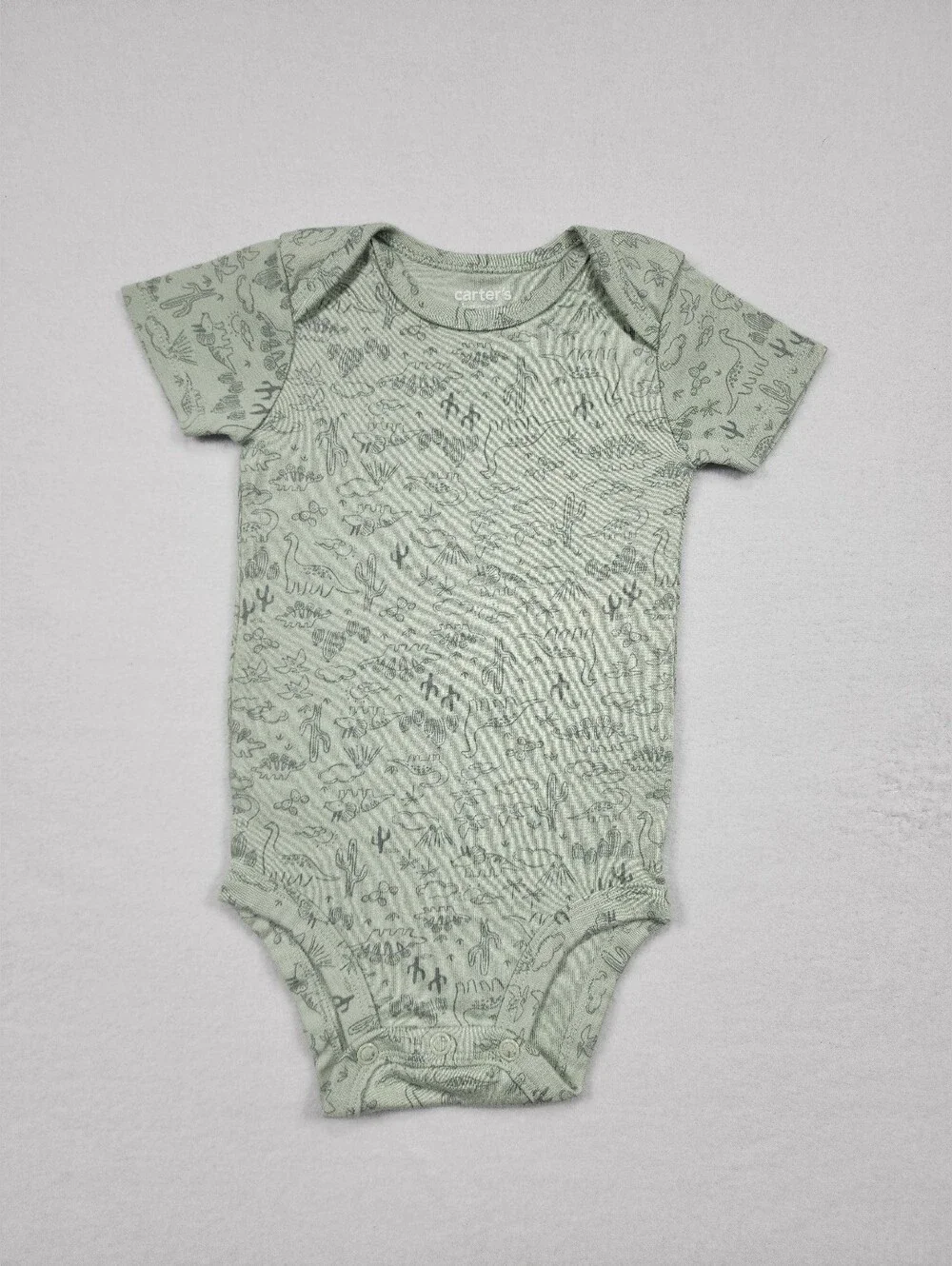Carter's Baby Boy 4 Piece Dinosaur Safari Onesie Bundle 6 Months